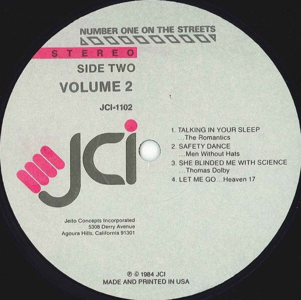 Various  Number One On The Streets new wave  synth