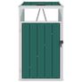 Garbage Bin Shed Green 72x81x121 cm Steel Image 4