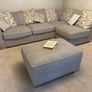 corner sofa, footstool & armchair Image 2