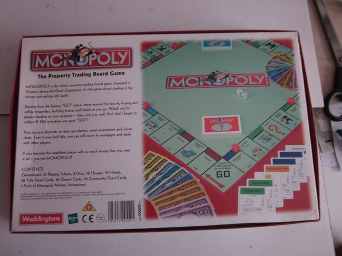 Monopoly Irish Edition Board Game 2001