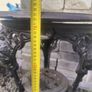 Antique Cast Iron Garden Pub Table Image 4