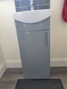 Bathroom Sink and cabinet