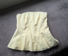 Zara yellow bandeau top uk8