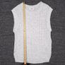 Soaked White Speckled Knit Sleeveless Vest Top Size M Image 10