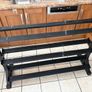 Rubber Hex Dumbbell Full Collection And Solid 3 Tier Dumbbell Storage Rack, No Offers Below Asking! Image 2