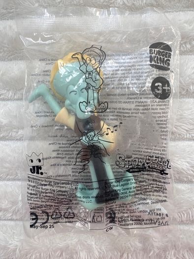 Burger King Squidward Toy SpongeBob Search For SquarePants Movie 2025 approx. 10 cm. Please see photos