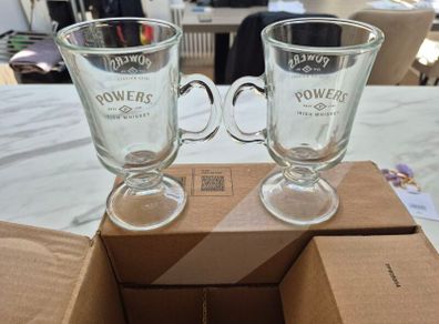 Hot drink glasses