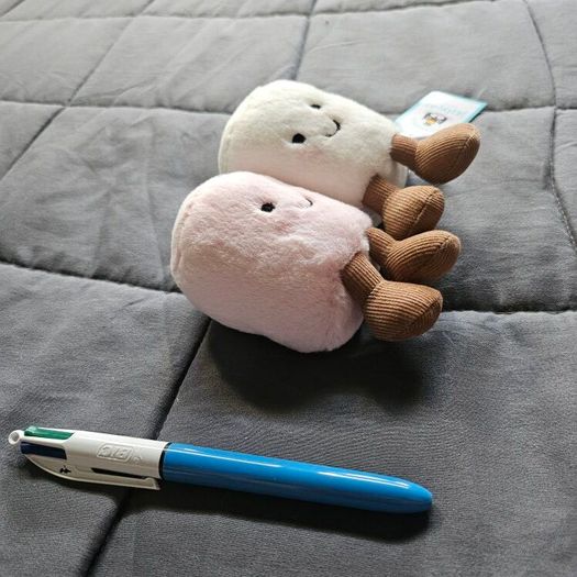Jellycat Amuseables Pink and White Marshmallows