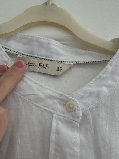 F and F Long sleeve Linen Blouse