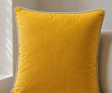 Yellow cushion