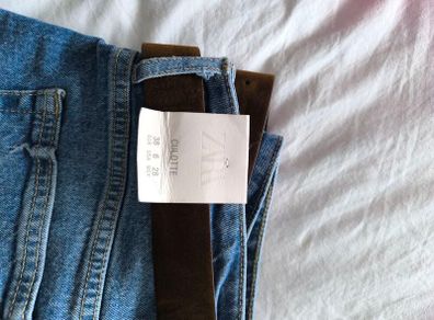 Zara culotte jeans