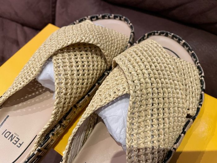 Fendi Sandals Nero+multicolor