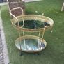 Art Deco style drinks trolley, lovely condition. D18 Image 4