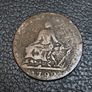 1792 Half-Penny Token Pro Bono Publico Irish Industry Has its sure reward Coin Image 2