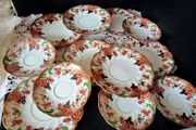 Rare Antique  Royal Winsor Bone China Imari Plates