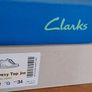 Clarks grey leather boots  size 2 Image 3