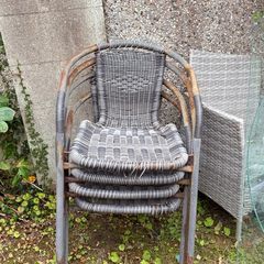 4x garden chairs