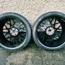 R20 5x120 BMW Style 813M staggered alloy wheels with tyres and tpms Image 5
