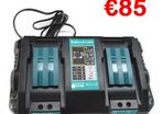 Twin Li-Ion Battery Charger for Makita Range Of Tools 7.2V - 18V