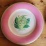 Antique handpainted Lily of the valley porcelain dessert service Image 2