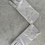 First Communion girls shoes, umbrella and gloves Image 9