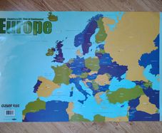 Wall Chart - Map of Europe