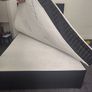 Double Bed base.. headboard & mattress Image 2