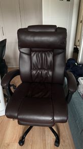 Leather Office Chair with Massage Function