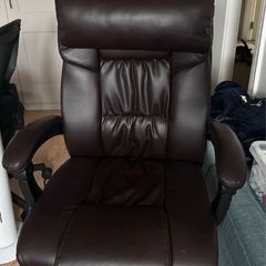 Leather Office Chair with Massage Function