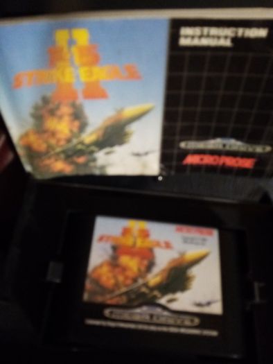 Retro F-15 Strike Eagle 2. Mega Drive 16 bit cartridge