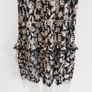 Pre Owned Savida Black & Cream Floral Midi Dress with Lace Detail Image 5