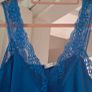 Cobalt blue lace cami top Image 3