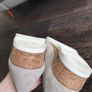 Babila summer leather wedges, size 5 as new Image 4