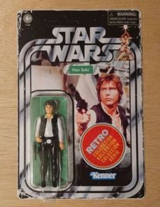 Star Wars Han Solo 3.75 " Scale (Unpunctured) From The New Retro Collection New & Unopened