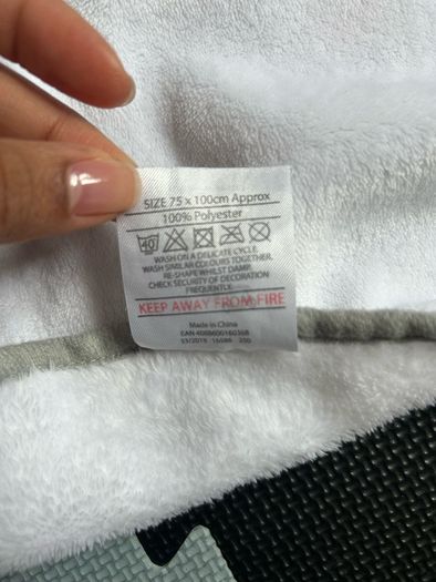 Cozy baby blanket