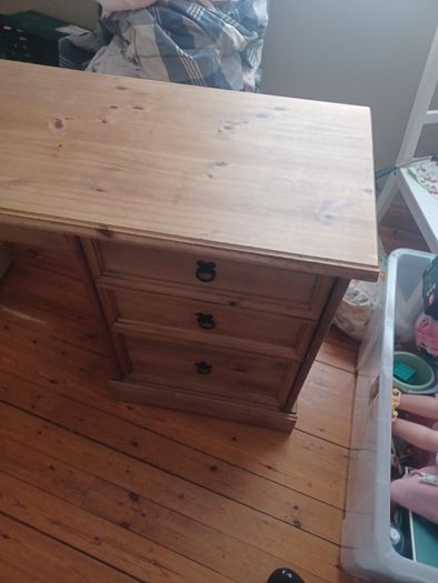 desk rustic solid wood