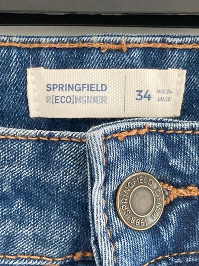 Springfield Sustainable Wash Culotte Jeans Size 34