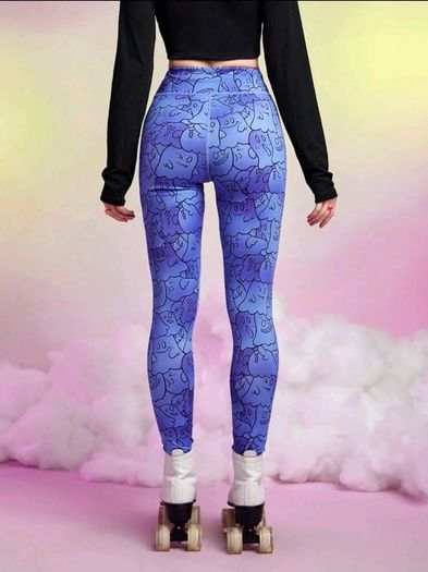 SHEINNeu Allover Print Leggings Size S
