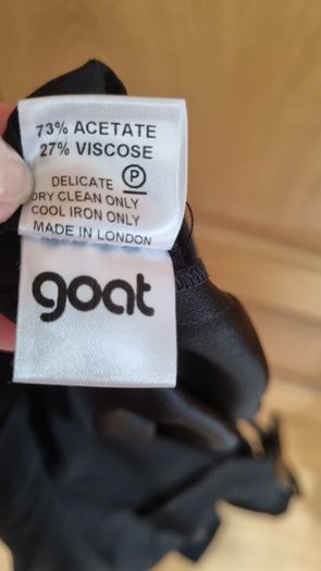 New GOAT Trousers, Black, UK 16