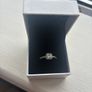 Pandora Square Sparkle Halo Womens Ring Size 60 Brand New Image 2