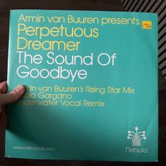 Armin van buuren. Perpetuous dreamer the sound if goodbye 12" vinyl