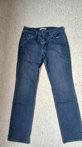 Ladies Levis 505 Straight Leg Jeans - W30 L32