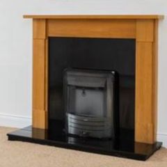fireplace marble never used electric fire in it comes with it