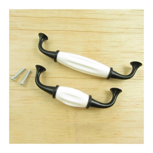 White Ceramic Handle 2 Sizes To Choose