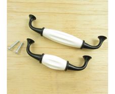 White Ceramic Handle 2 Sizes To Choose