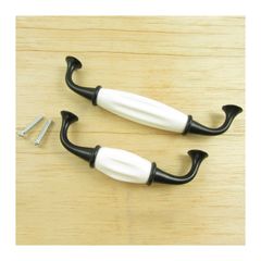 White Ceramic Handle 2 Sizes To Choose