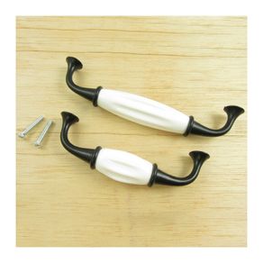 White Ceramic Handle 2 Sizes To Choose