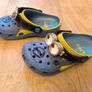 Crocs Minions Blue Yellow Clogs Size Junior 1 Image 3
