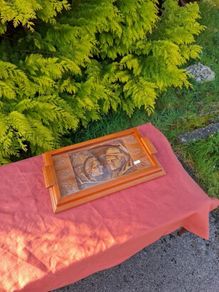 French wood tray postage possible