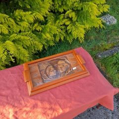 French wood tray postage possible